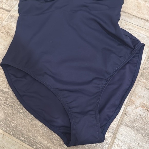 NWT Andie  One Piece Swimsuit Navy Blue Size Medium - Picture 6 of 12